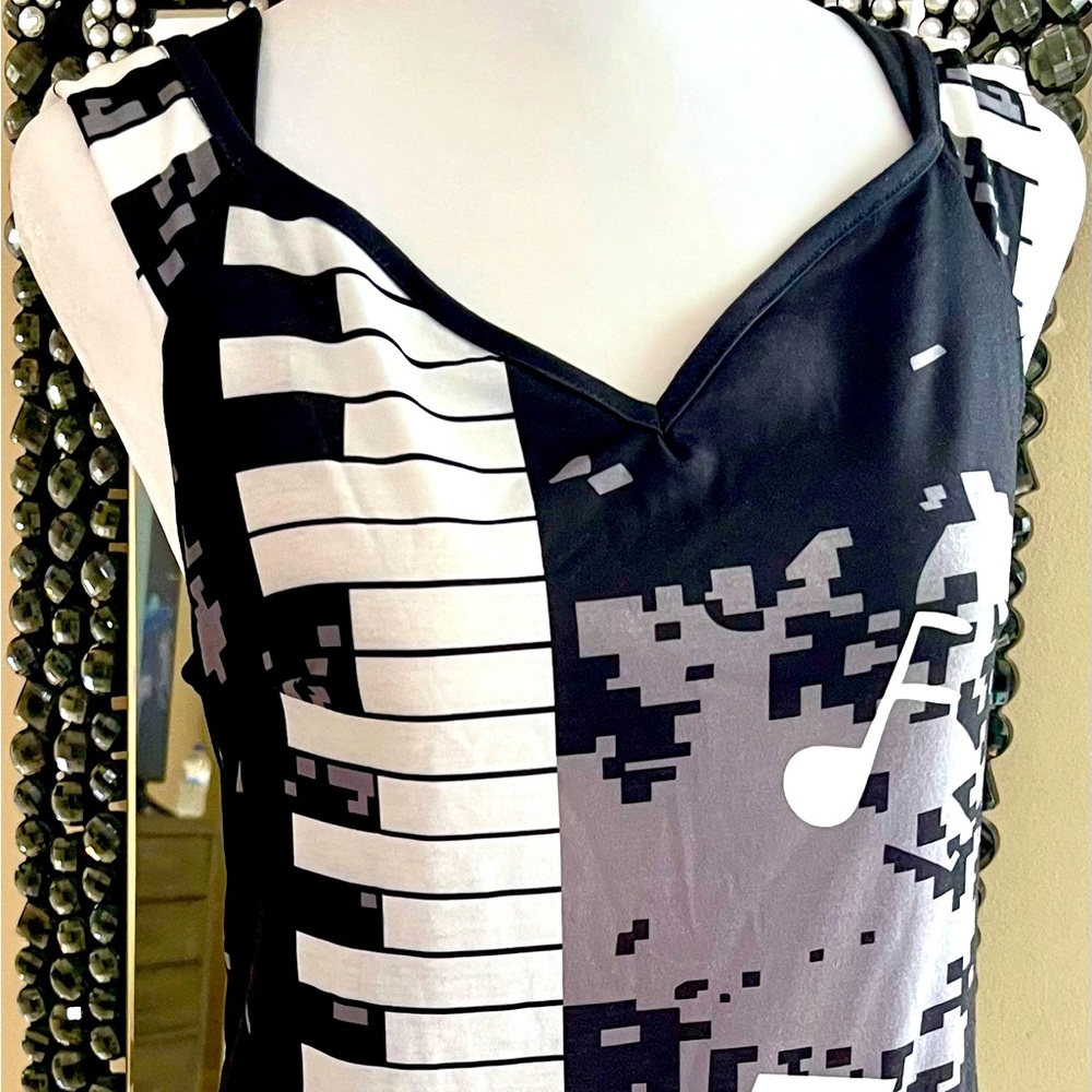 Black music dress
